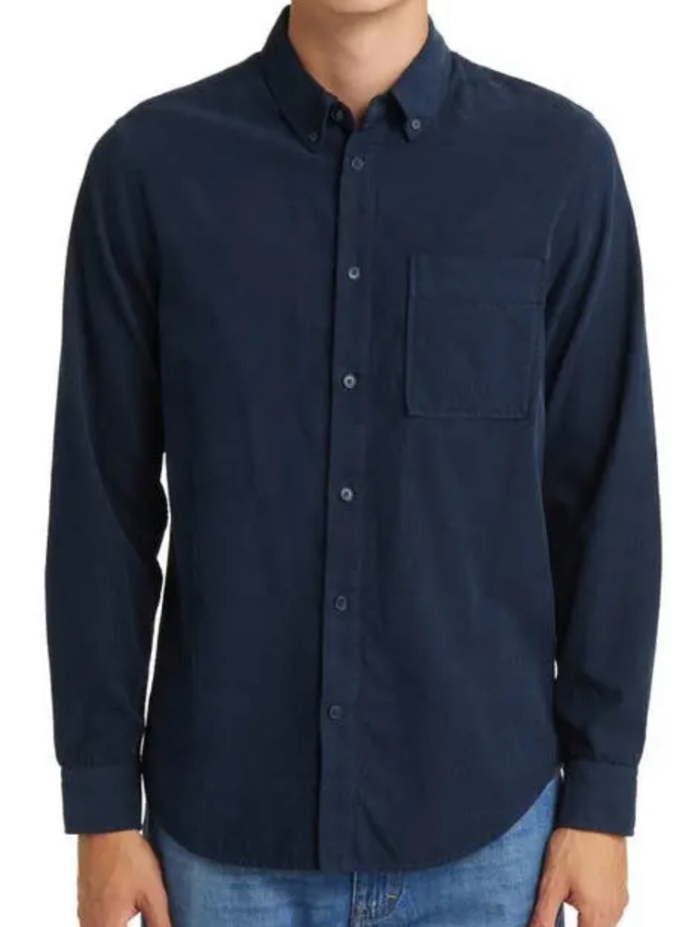 Men’s NN.07 blue button down shirt. Size Large. NWT